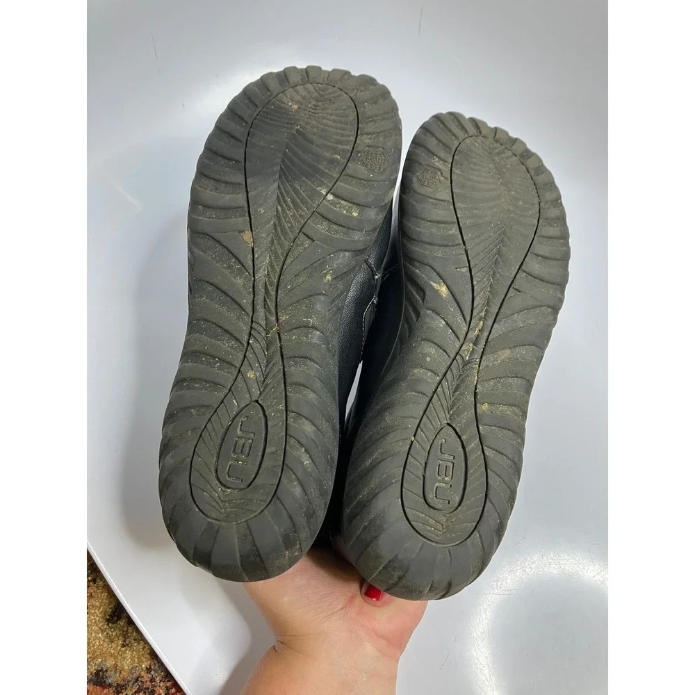 JBU Fern Slip On Loafers Womens 11M Black Excellent Memory Foam Comfort Shoes